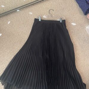 Abercrombie & Fitch Black Midi Skirt